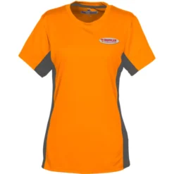 Stain Release Performance Colorblock T-Shirt - Ladies' - Embroidered