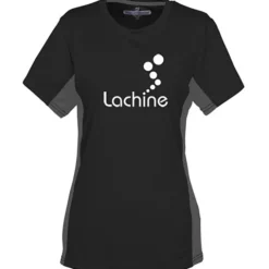 Stain Release Performance Colorblock T-Shirt - Ladies' - Screen