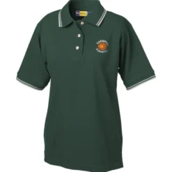 Stain Release Tipped Pique Polo - Ladies'