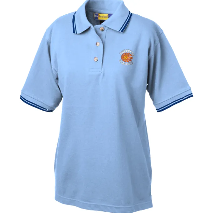 Stain Release Tipped Pique Polo - Ladies'