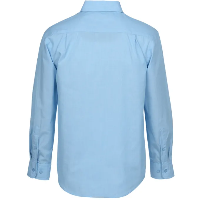 Stain Release Untucked Crossweave Shirt - Men's