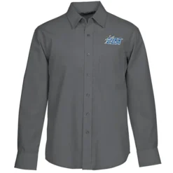 Stain Release Untucked Crossweave Shirt - Men's