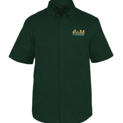 Stain Repel Short Sleeve Twill Shirt - Men's