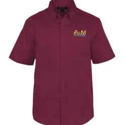 Stain Repel Short Sleeve Twill Shirt - Men's