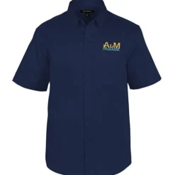 Stain Repel Short Sleeve Twill Shirt - Men's