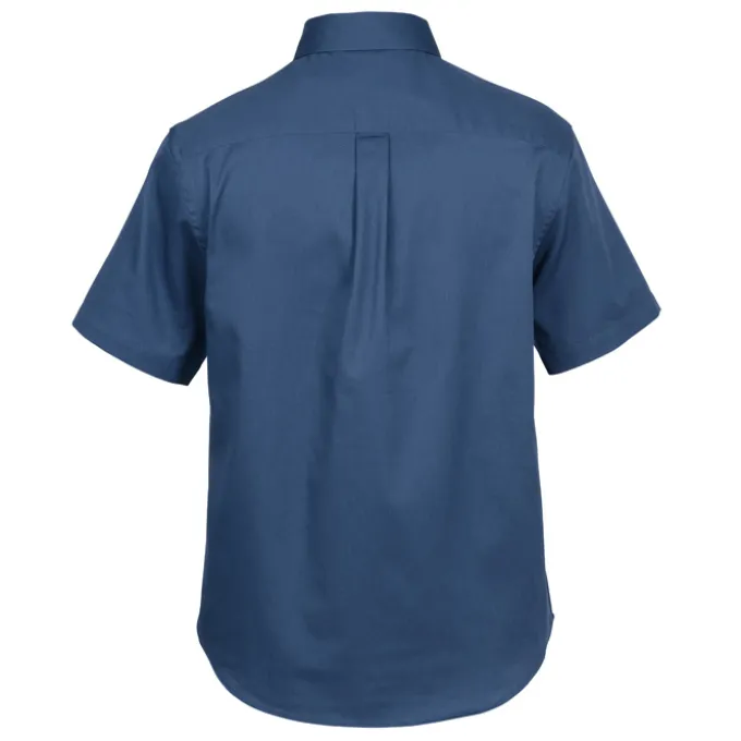 Stain Repel Short Sleeve Twill Shirt - Men's