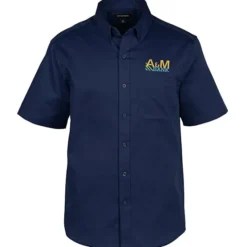 Stain Repel Short Sleeve Twill Shirt - Men's