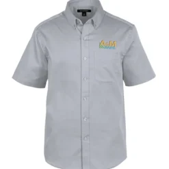 Stain Repel Short Sleeve Twill Shirt - Men's