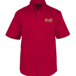Stain Repel Short Sleeve Twill Shirt - Men's