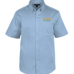 Stain Repel Short Sleeve Twill Shirt - Men's