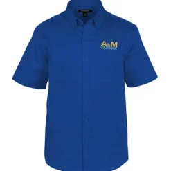 Stain Repel Short Sleeve Twill Shirt - Men's