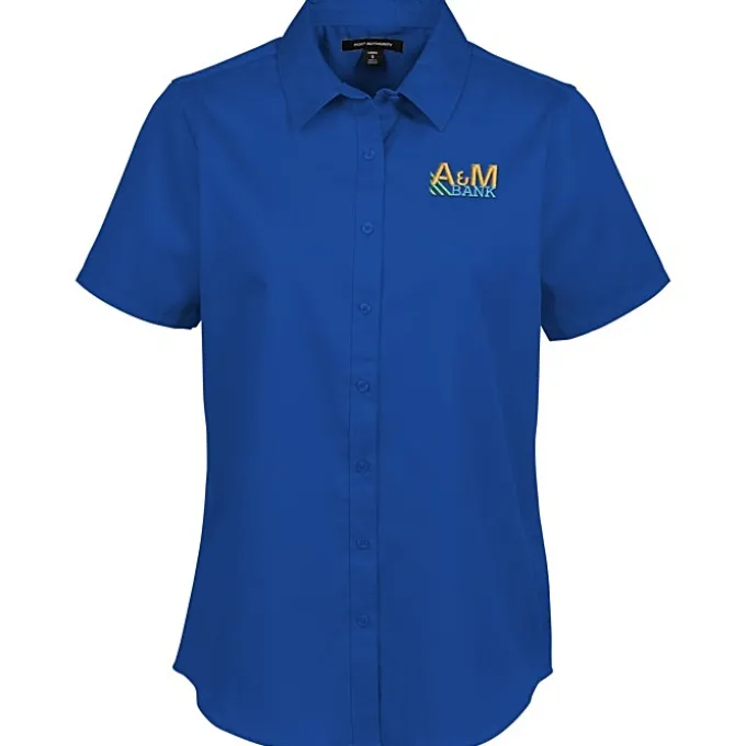 Stain Repel Short Sleeve Twill Shirt - Ladies'