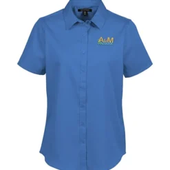 Stain Repel Short Sleeve Twill Shirt - Ladies'