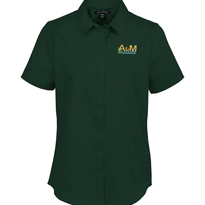 Stain Repel Short Sleeve Twill Shirt - Ladies'