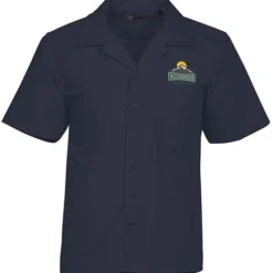 Stain Resist Poplin Camp Shirt - Men's