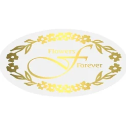 Stamped Seal by the Roll - Oval - 1-1/4 inches x 2-1/4 inches