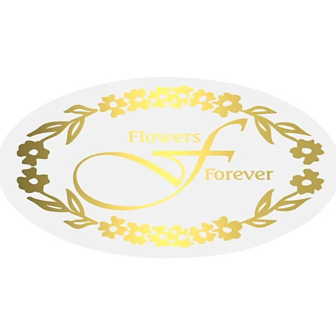 Stamped Seal by the Roll - Oval - 1-1/4 inches x 2-1/4 inches