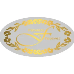 Stamped Seal by the Roll - Oval - 1-1/4 inches x 2-1/4 inches