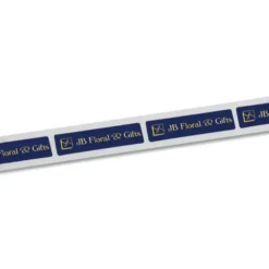 Stamped Seal by the Roll - Rectangle - 7/16 inches x 1-3/4 inches