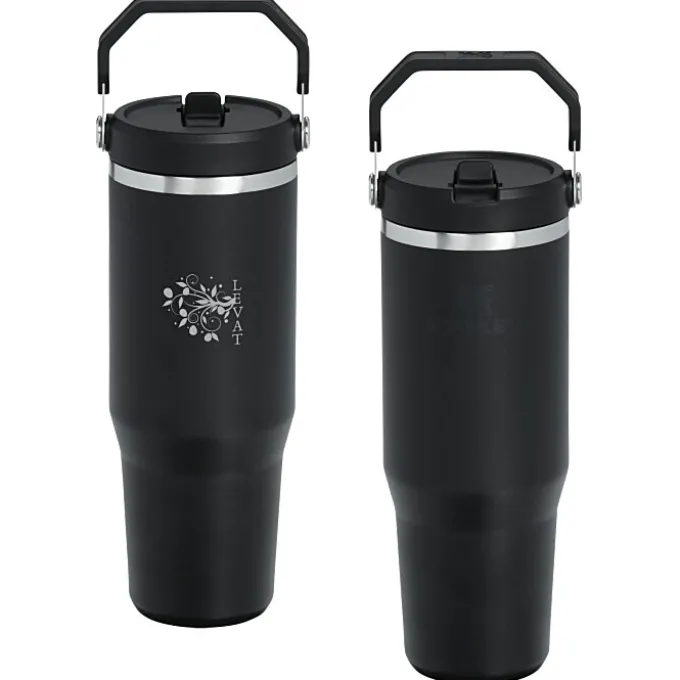 Stanley IceFlow Flip Straw Tumbler - 30 oz - Laser Engraved