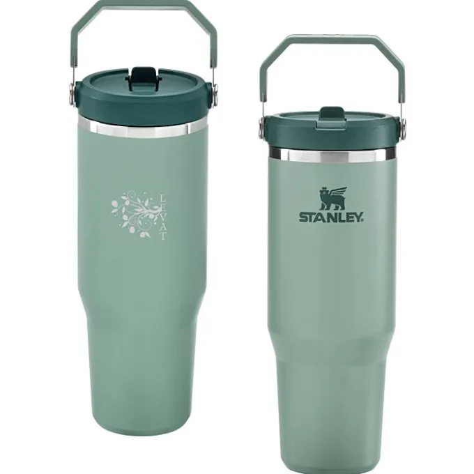 Stanley IceFlow Flip Straw Tumbler - 30 oz - Laser Engraved