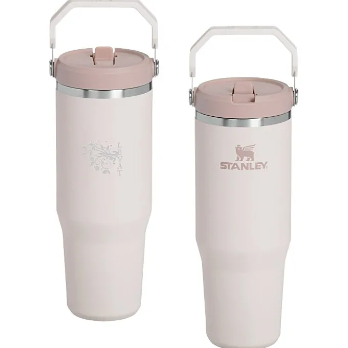Stanley IceFlow Flip Straw Tumbler - 30 oz - Laser Engraved
