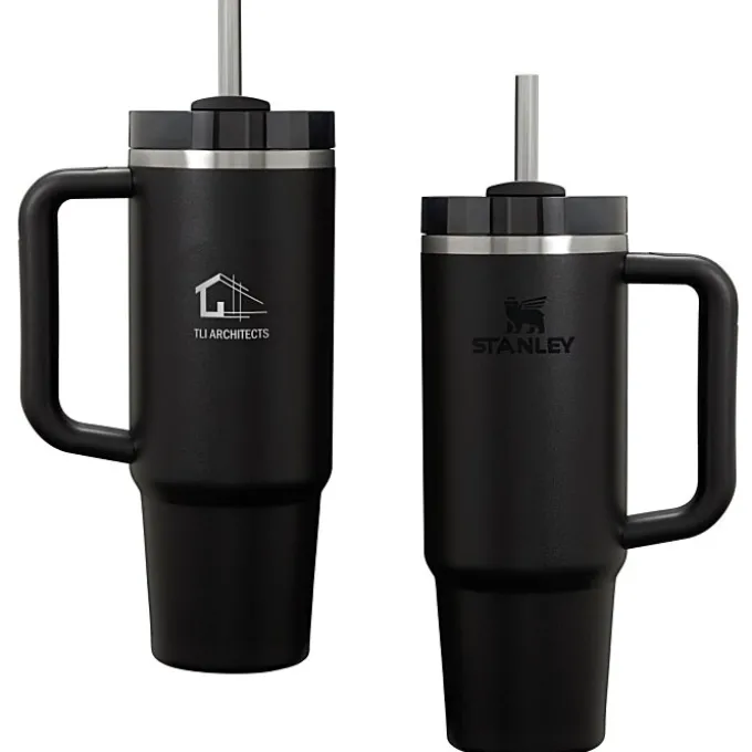 Stanley Quencher H2.0 FlowState Vacuum Mug with Straw - 30 oz - Laser Engraved