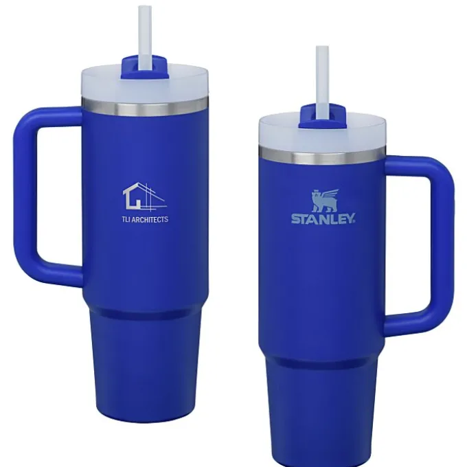 Stanley Quencher H2.0 FlowState Vacuum Mug with Straw - 30 oz - Laser Engraved