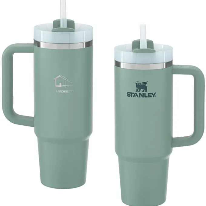 Stanley Quencher H2.0 FlowState Vacuum Mug with Straw - 30 oz - Laser Engraved