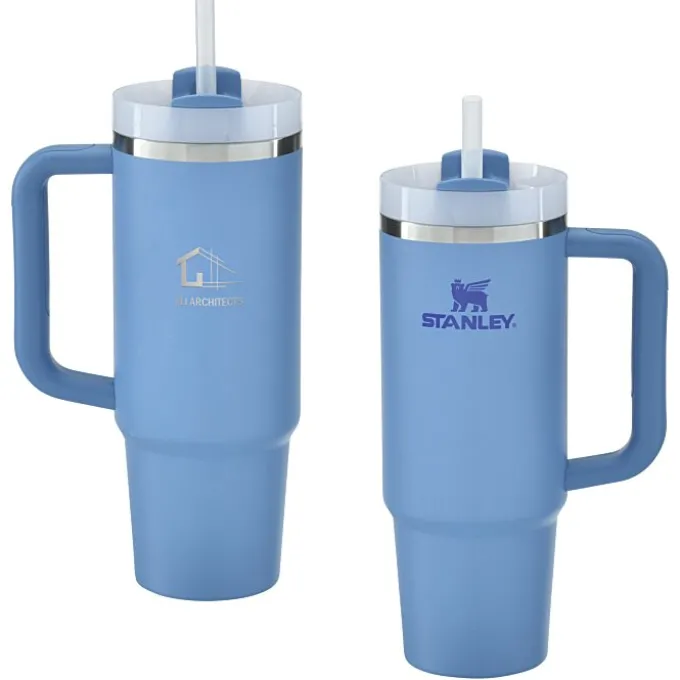 Stanley Quencher H2.0 FlowState Vacuum Mug with Straw - 30 oz - Laser Engraved