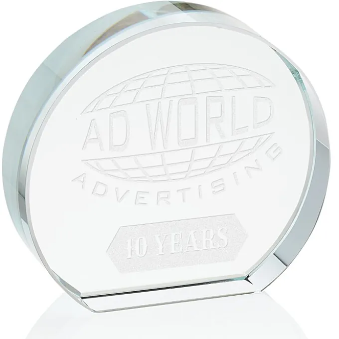 Starfire Paperweight - Circle - 24 hr