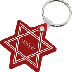 Star of David Soft Keychain - Opaque