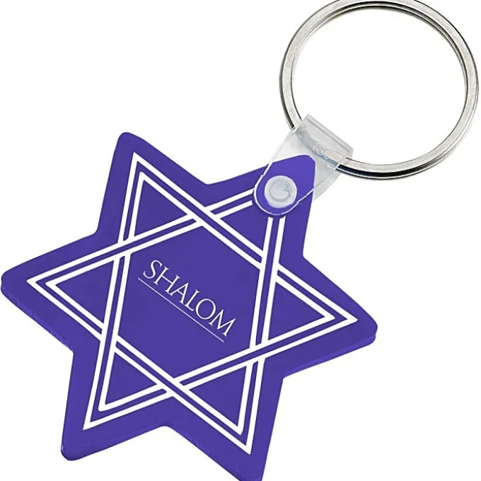 Star of David Soft Keychain - Opaque