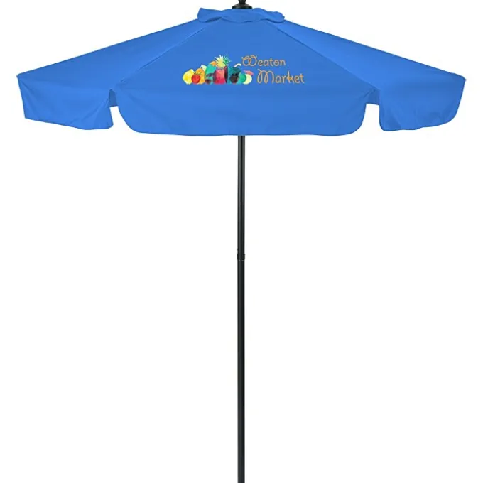 Steel Market Umbrella - 7 foot Arc