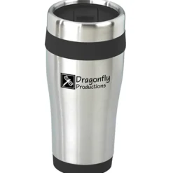 Steel Tumbler with Color Trim - 16 oz - 24 hr