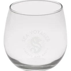 Stemless Red Wine Glass - 16.75 oz - Deep Etch