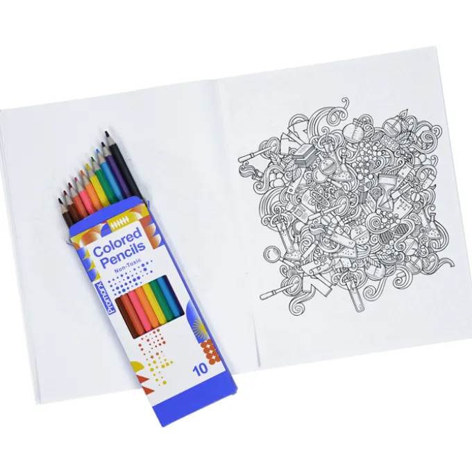 Stemulate Puzzle & Coloring Book - Set