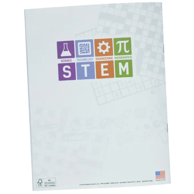 Stemulate Puzzle & Coloring Book