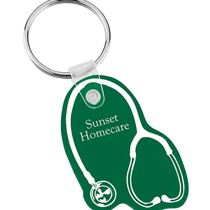 Stethoscope Soft Keychain - Opaque