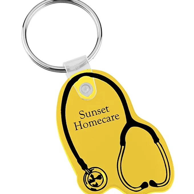 Stethoscope Soft Keychain - Opaque