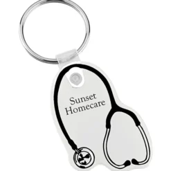 Stethoscope Soft Keychain - Opaque