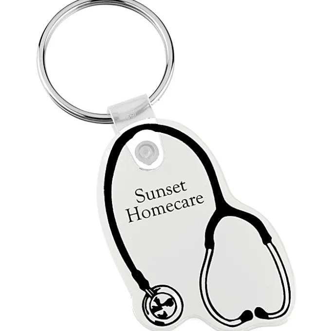 Stethoscope Soft Keychain - Opaque