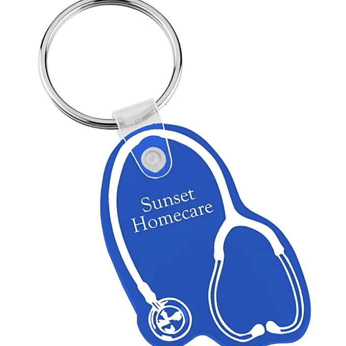 Stethoscope Soft Keychain - Opaque