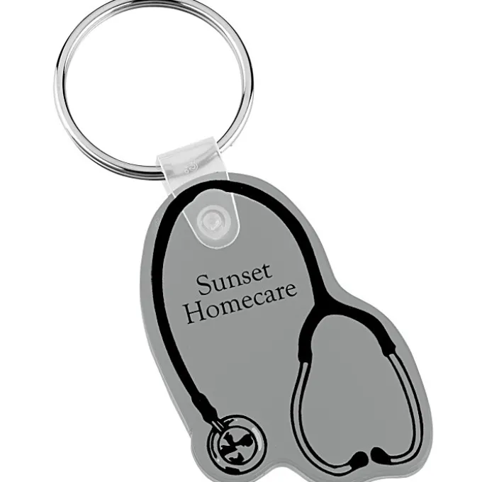 Stethoscope Soft Keychain - Opaque