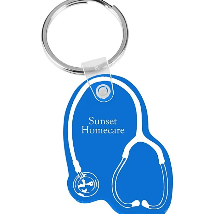 Stethoscope Soft Keychain - Translucent