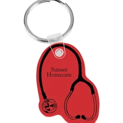Stethoscope Soft Keychain - Translucent