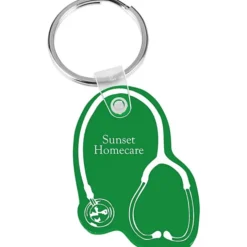 Stethoscope Soft Keychain - Translucent