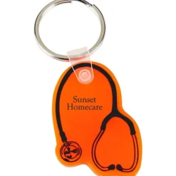 Stethoscope Soft Keychain - Translucent