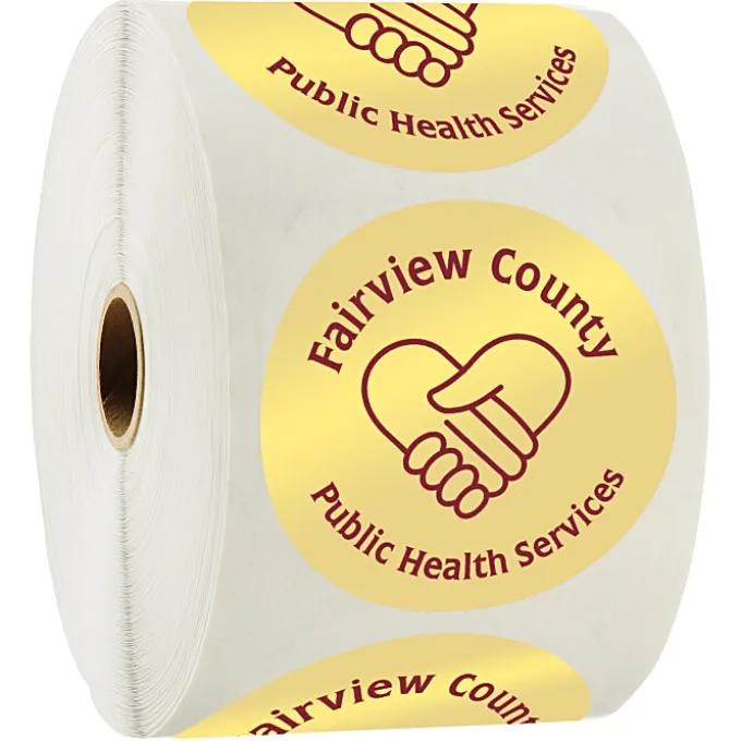 Sticker by the Roll - Circle - 3 inches