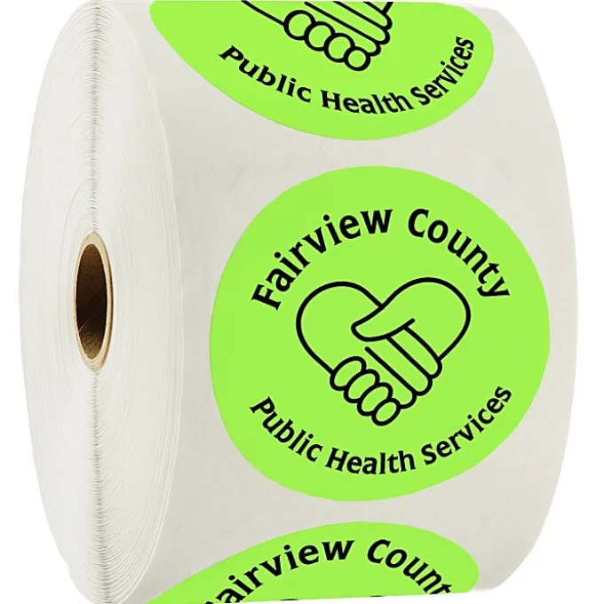 Sticker by the Roll - Circle - 3 inches
